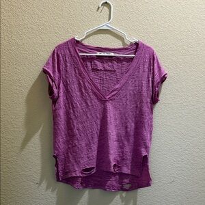We The Free Distressed V-Neck Tee XS NWT Free people